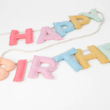 Load image into Gallery viewer, Meri Meri Felt Happy Birthday Garland