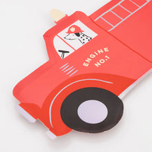 Load image into Gallery viewer, Meri Meri  Fire Truck Plates