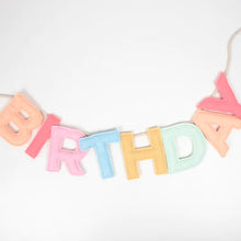 Load image into Gallery viewer, Meri Meri Felt Happy Birthday Garland