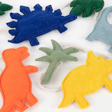 Load image into Gallery viewer, Meri Meri Felt Dinosaur Garland