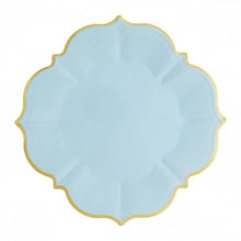 Load image into Gallery viewer, Sky Blue Scalloped Side Plates