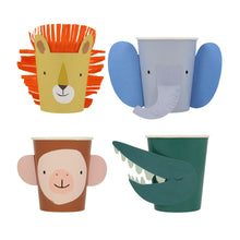Load image into Gallery viewer, Meri Meri Animal Parade Character Cups
