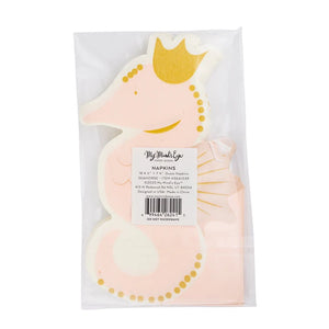 Seahorse Shaped Dinner Napkins