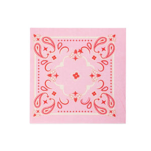 Cowgal Bandana Paper Cocktail Napkin