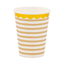 Load image into Gallery viewer, Tan Striped Cup
