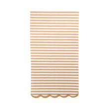 Load image into Gallery viewer, Tan Striped Dinner Dinner Napkin
