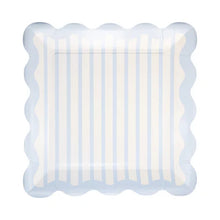Load image into Gallery viewer, Blue Striped 10&quot; Plate
