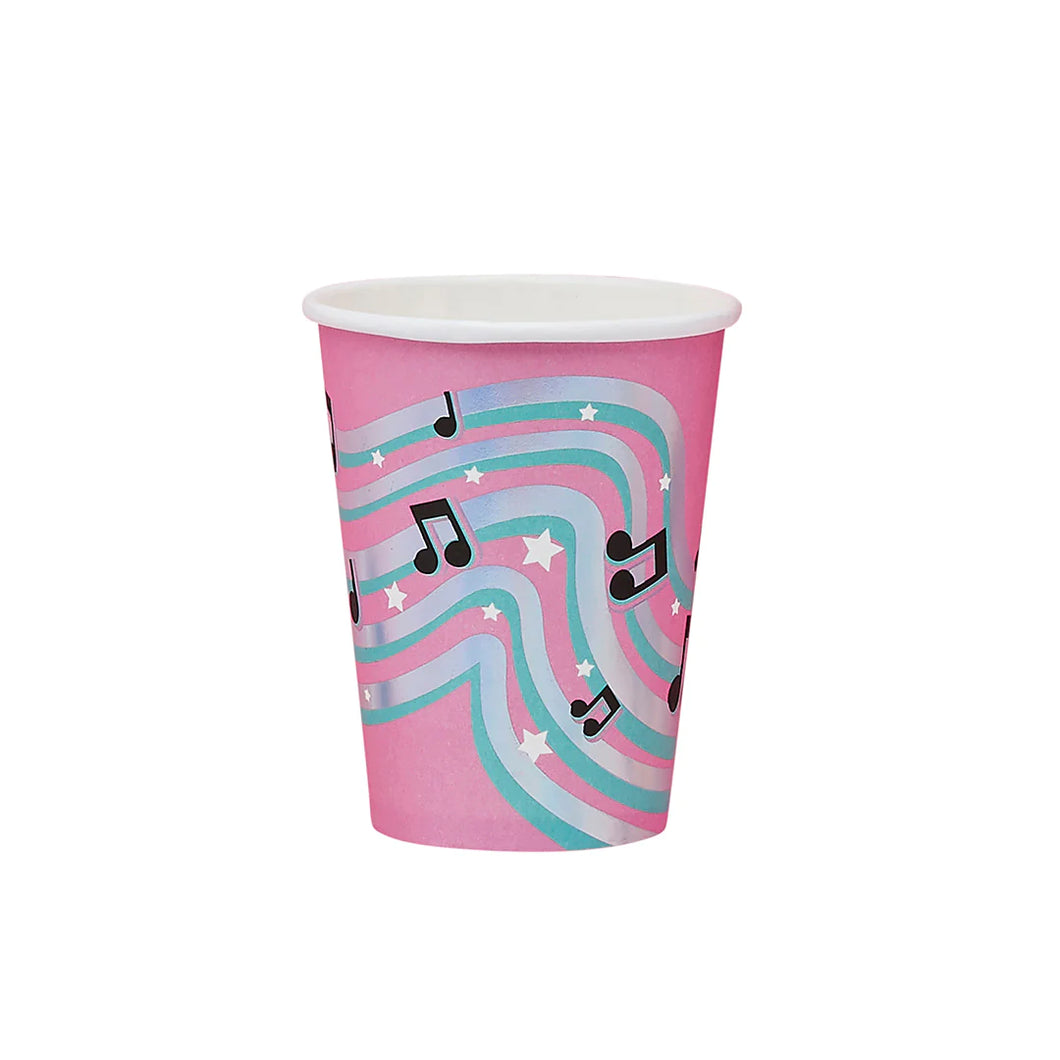 Musical Notes Paper Cups