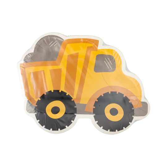 Construction Dump Truck Shaped Plate