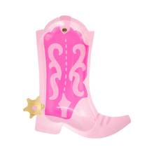 Load image into Gallery viewer, Cowgirl Pink Boot Shaped Plate
