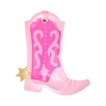 Cowgirl Pink Boot Shaped Plate