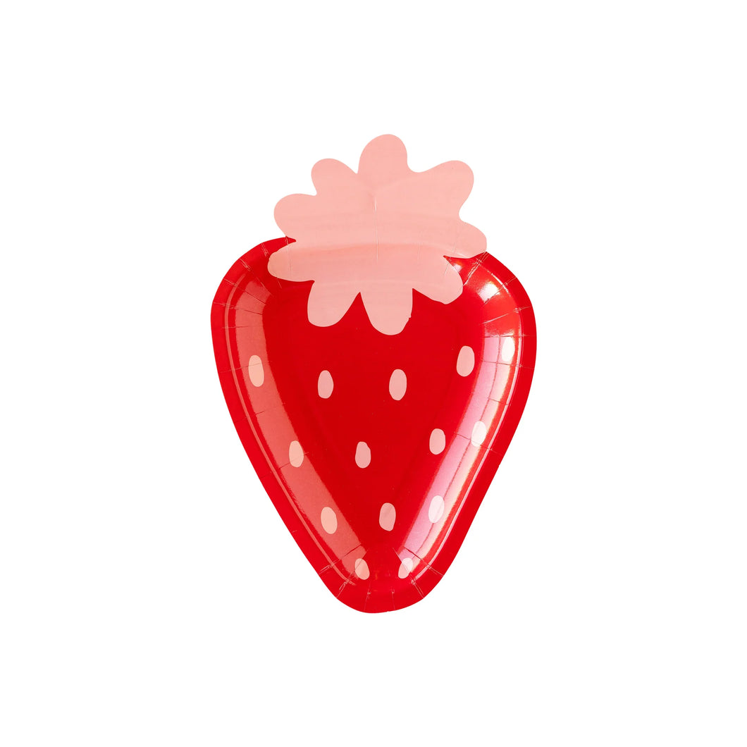 Strawberry Shaped Plate