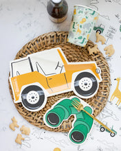 Load image into Gallery viewer, Safari Jeep Shaped Paper Plate

