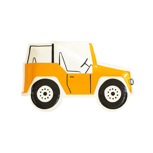 Safari Jeep Shaped Paper Plate