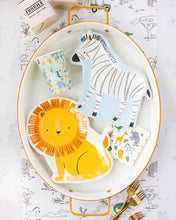 Load image into Gallery viewer, Safari Lion Shaped Paper Plate
