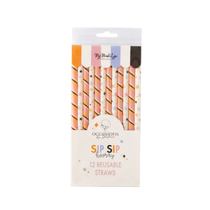 Occasions By Shakira - Spooky Sweets Reusable Straws