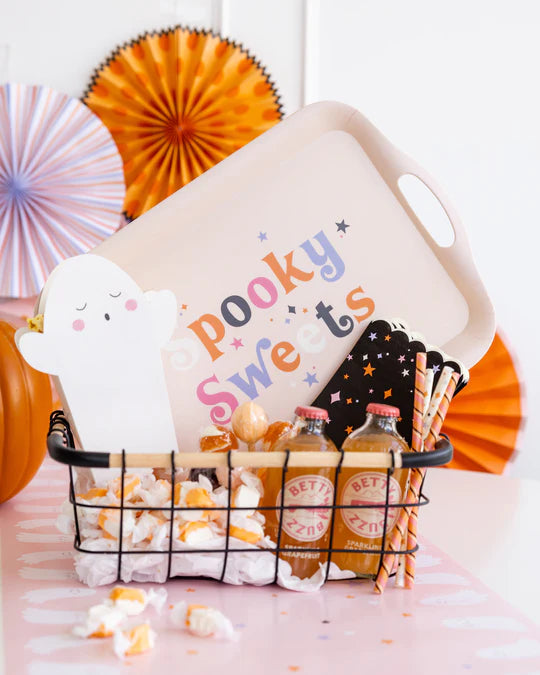 New! Occasions By Shakira - Spooky Sweets Reusable Bamboo Tray