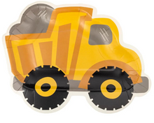 Load image into Gallery viewer, Construction Dump Truck Shaped Plate
