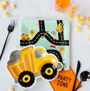 Construction Dump Truck Shaped Plate