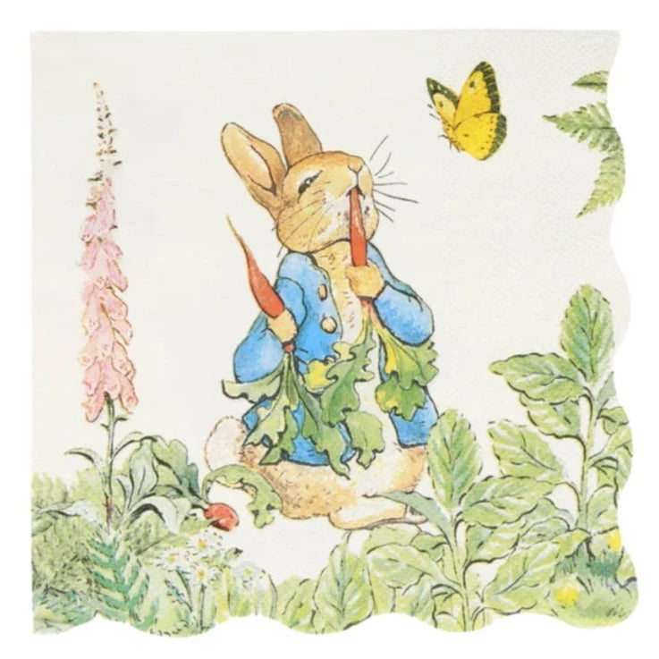 Meri Meri Peter Rabbit In The Garden Napkins