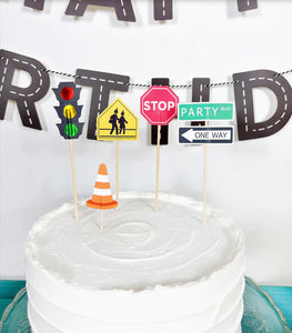 Transportation Cake Toppers