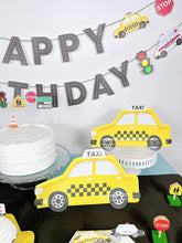 Load image into Gallery viewer, Transportation Birthday Banner
