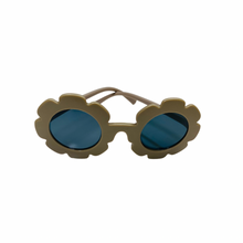 Load image into Gallery viewer, Taupe Kids Flower Sunglasses
