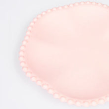 Load image into Gallery viewer, Meri Meri Pink Dot Edged Flower Compostable Side Plate
