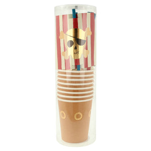 Meri Meri Pirate Cup & Straws Set