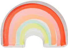 Load image into Gallery viewer, Meri Meri Neon Rainbow Plate
