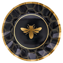 Load image into Gallery viewer, Honeybee Wavy Dinner Plate
