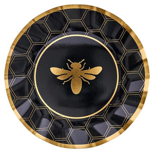 Honeybee Wavy Dinner Plate
