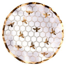 Load image into Gallery viewer, Honeybee Wavy Salad/Side Plate
