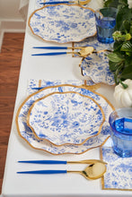 Load image into Gallery viewer, Blue and Gold Bella Cutlery (reusable set)
