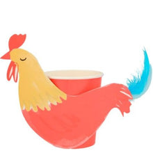 Load image into Gallery viewer, On the Farm Chicken Cup  | Meri Meri party Decor and Supplies Canada

