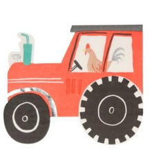 Load image into Gallery viewer, Tractor Napkin Modern Party Supplies | Meri Meri Party supplies Canada
