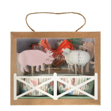 On The Farm Cupcake Kit | Meri Meri Partyware and Decorations Canada