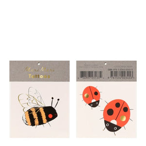 Meri Meri Bee & Ladybird Small Tattoos