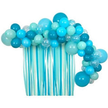 Load image into Gallery viewer, Meri Meri Blue Balloon Arch And Streamer Kit
