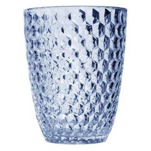 Blue Diamond Cut 12 oz  Reusable Acrylic Cup