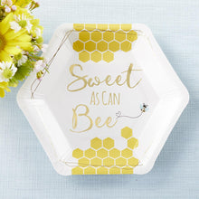 Load image into Gallery viewer, Sweet as Can Bee 7&quot; Premium Paper Plates
