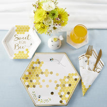 Load image into Gallery viewer, Sweet as Can Bee 7&quot; Premium Paper Plates
