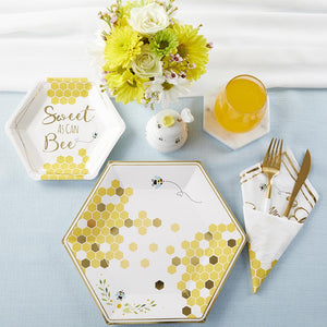 Sweet as Can Bee 7" Premium Paper Plates