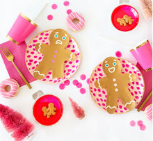 Load image into Gallery viewer, Gingerbread Men Dessert Plates
