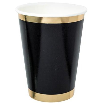 Noir Posh Cups | Jollity & Co Partyware Supplies Canada