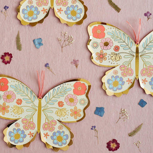Meri Meri Floral Butterfly Plate