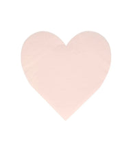 Load image into Gallery viewer, Meri Meri Pink Tone Large Heart Napkins
