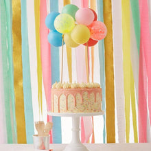 Load image into Gallery viewer, Meri Meri Rainbow Balloon Topper Kit
