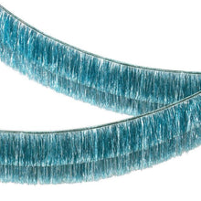 Load image into Gallery viewer, Meri Meri Blue Tinsel Fringe Garland | Party Supplies Canada
