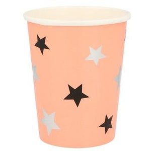 Pastel Halloween Star Pattern Cups